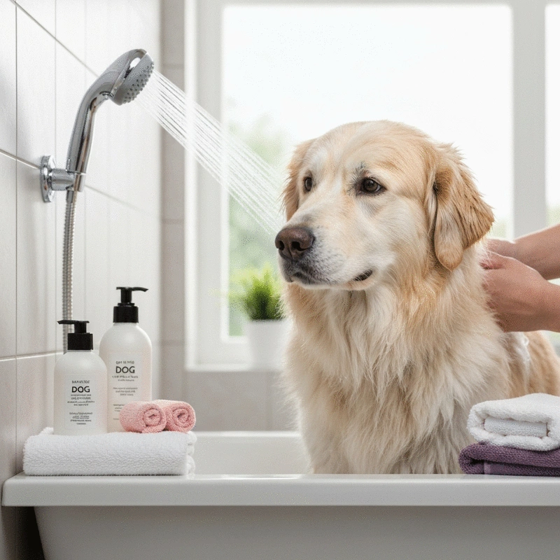 Scientific Insights into Double-Coated Dog Bathing Techniques
